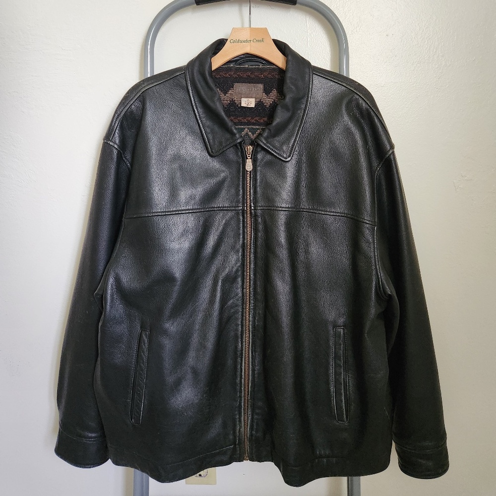 Vintage Pendleton Leather Bomber Jacket